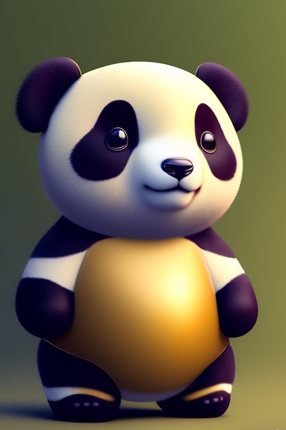 beau et mignon panda