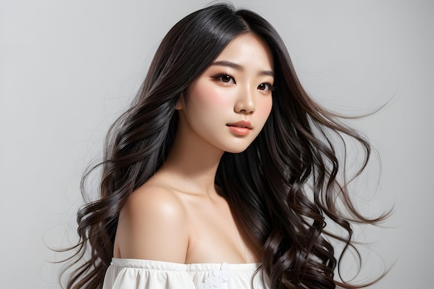 Beau modèle de fille asiatique