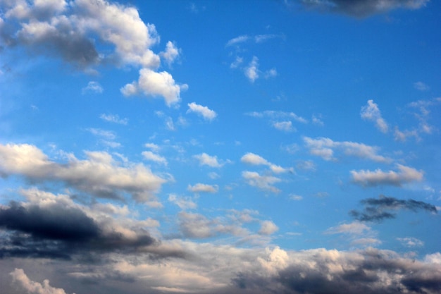 Beau modèle de fond de ciel nuageux