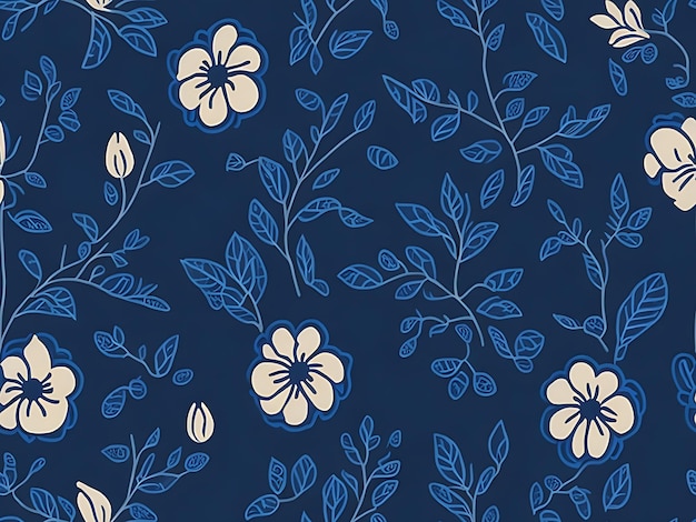 Beau motif floral sur le fond