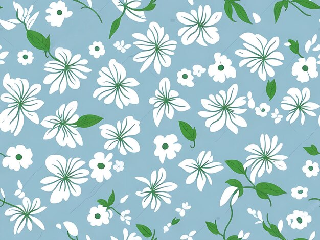 Beau motif floral sur le fond