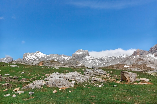 Beau panorama des Picos de Europa Espagne