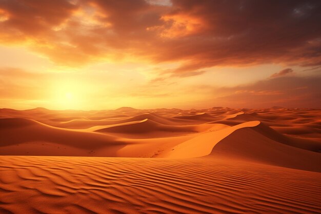 Le beau papier peint du désert de sable uhd