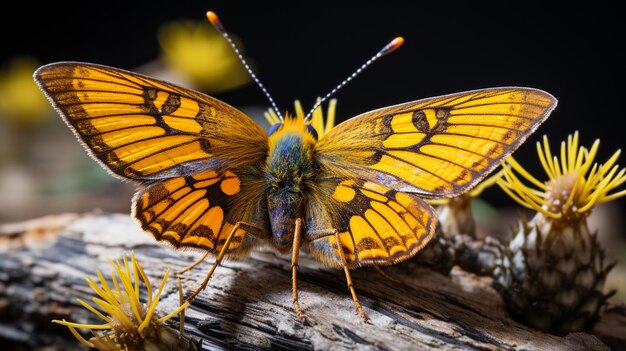 Beau papillon sur une ai flowergenerative