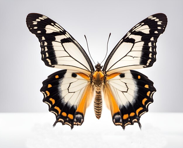 Beau papillon isolé sur fond blanc