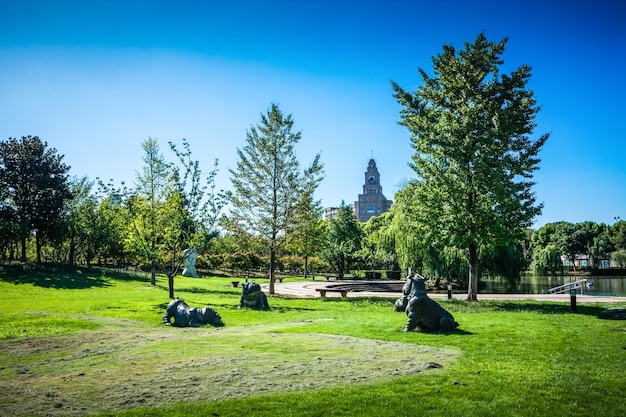 Beau parc de la ville