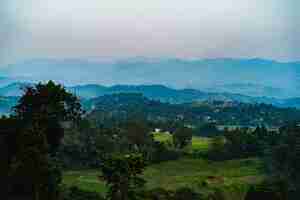 Photo beau paysage de cascade st.clairs au sri lanka