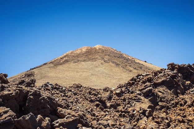 Beau paysage du parc national du Teide Tenerife île des Canaries Espagne