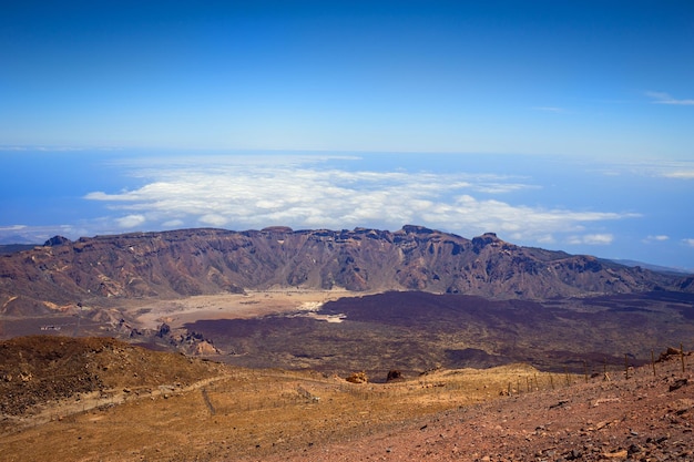 Beau paysage du parc national du Teide Tenerife île des Canaries Espagne