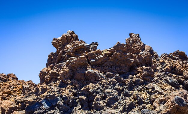 Beau paysage du parc national du Teide Tenerife île des Canaries Espagne