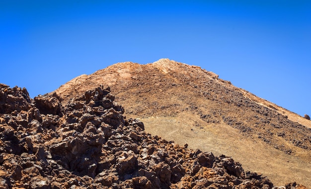 Beau paysage du parc national du Teide Tenerife île des Canaries Espagne