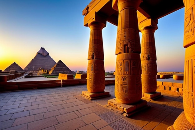 beau paysage d'Egypte