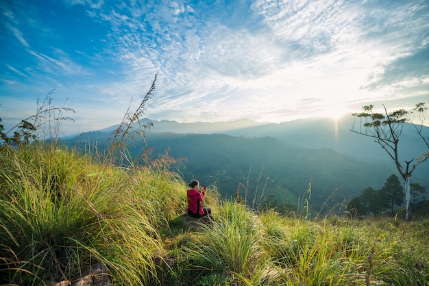 Beau paysage à Ella, Sri Lanka