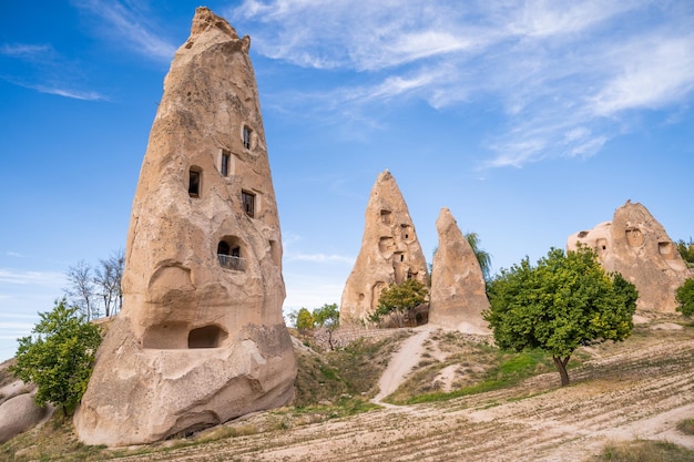 Beau paysage de montagne de Cappadoce