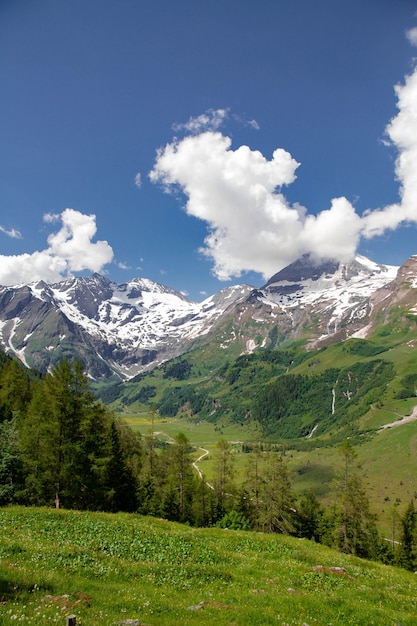 Un beau paysage de montagnes