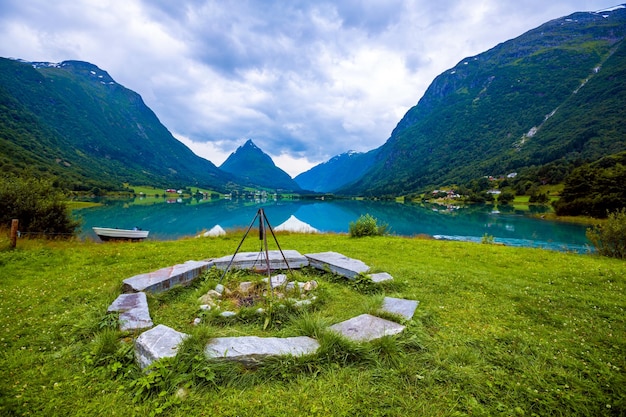 Beau paysage naturel Nature Norvège.