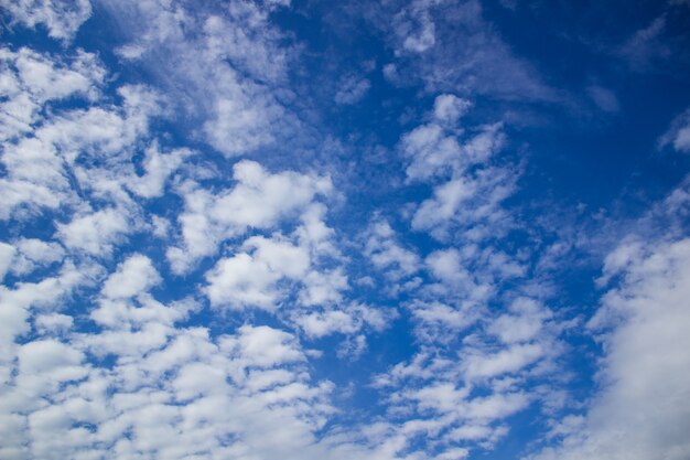 Beau paysage avec des nuages sur le ciel.