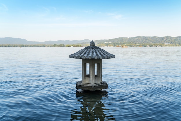 Beau paysage et paysage à West Lake, Hangzhou