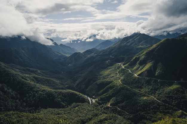 Beau paysage de Sa Pa Vietnam