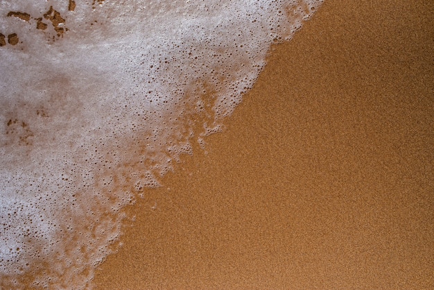 Beau paysage de sable et de mer