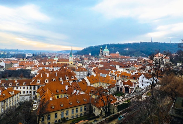 Beau paysage de la ville européenne de Prague République Tchèque