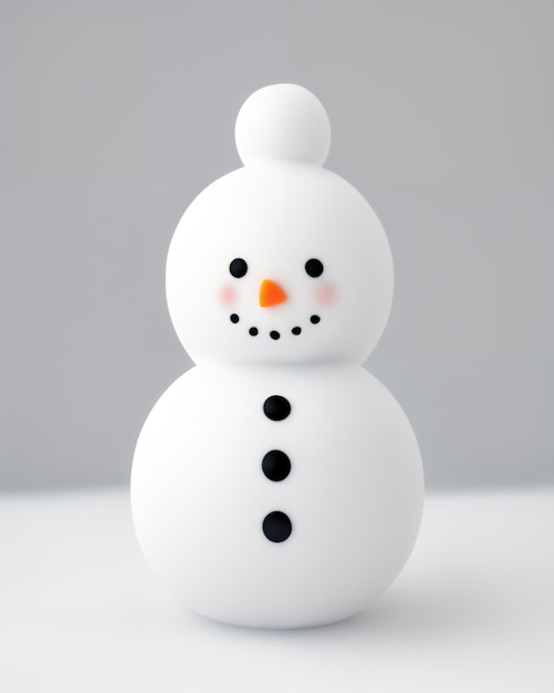 Photo beau petit bonhomme de neige mis dans différents chapeaux sur le thème du nouvel an et de noël