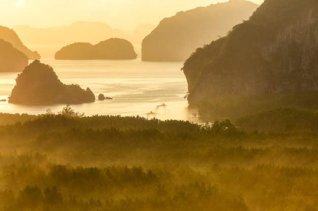 Beau point de vue à Samet Nang She