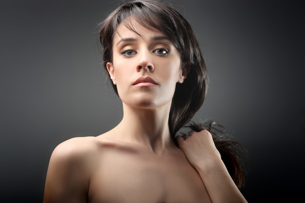 Beau portrait de femme nue