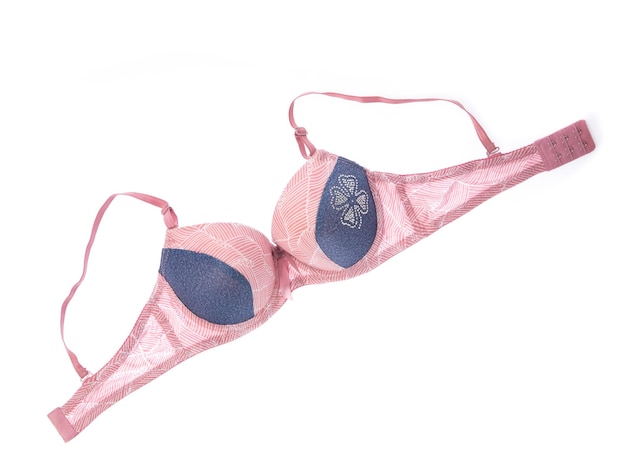Beau soutien-gorge isolé sur fond blanc