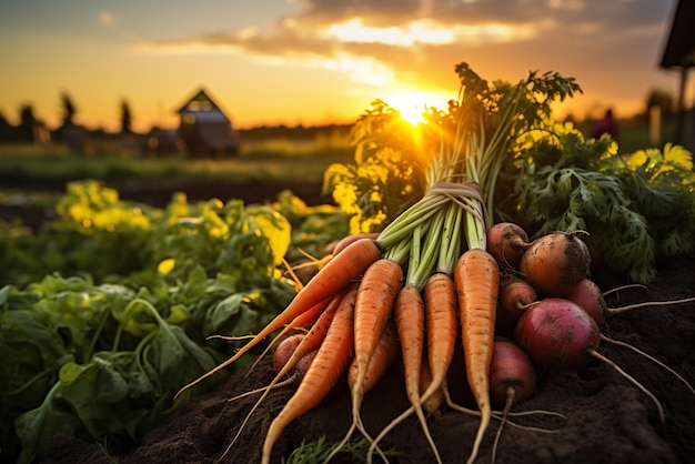 beaucoup de légumes