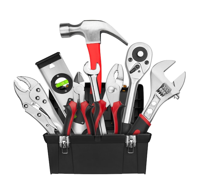 Beaucoup d'outils dans la boîte à outils