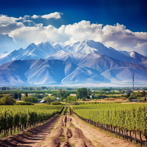 Beauté abordable Mendoza Argentine Vignobles Montagnes et culture