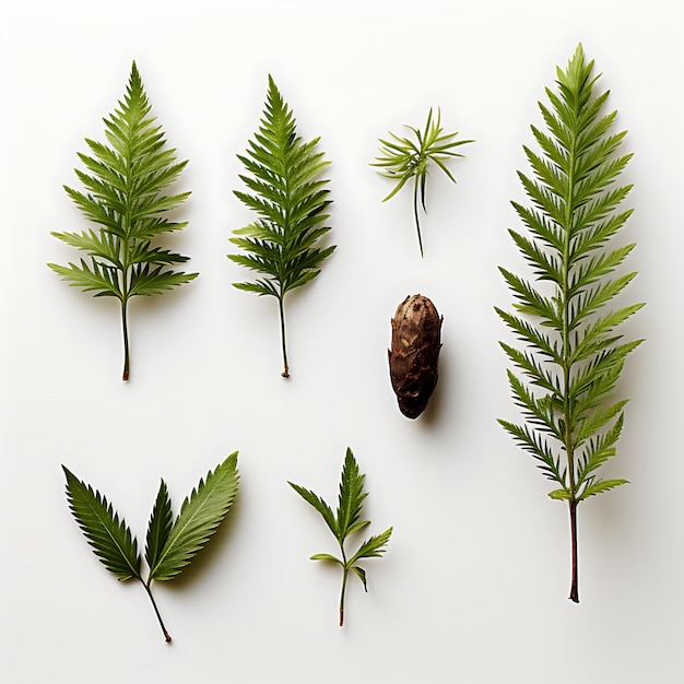 La beauté captivante des belles feuilles tropicales