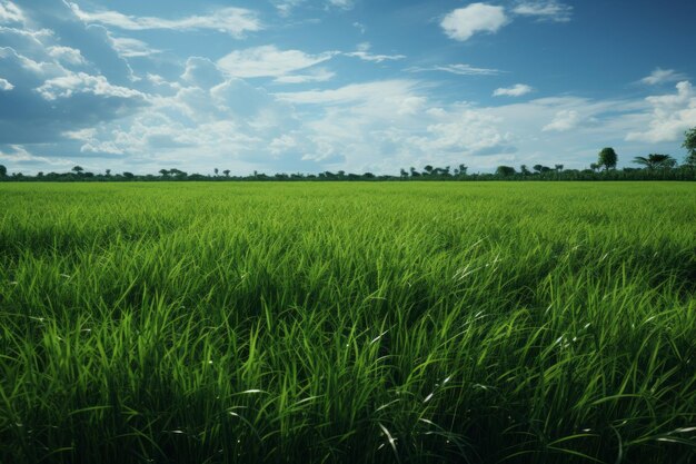 La beauté d'un champ d'herbe AR 32