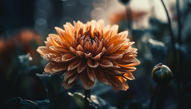 Beauté dans la nature couleurs vibrantes de fleurs générées par l'IA