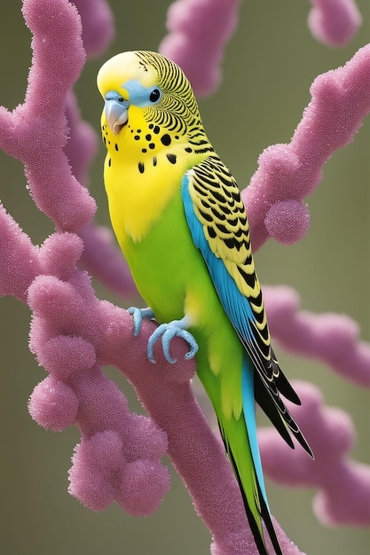 La beauté du Budgerigar Des portraits d'oiseaux colorés et captivants