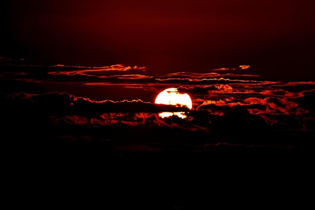 La beauté du soleil levant