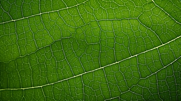 La beauté éclairée par le dos Les veines d'une feuille éclairées dans un macro-paysage urbain