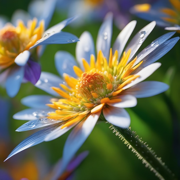 Beauté époustouflante de fleurs sauvages Couleurs de beauté de fleurs sauvages