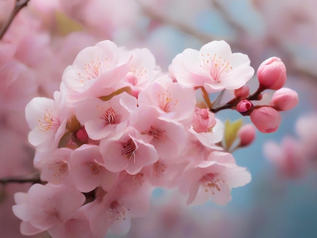 La beauté éthérée de la photo de printemps