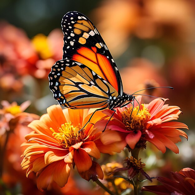 La beauté flottante Elevant votre marque avec la photographie de papillon ai générée