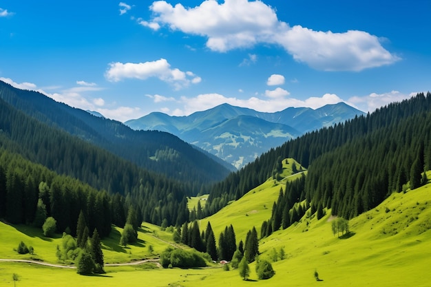 La beauté majestueuse des Carpates en Ukraine