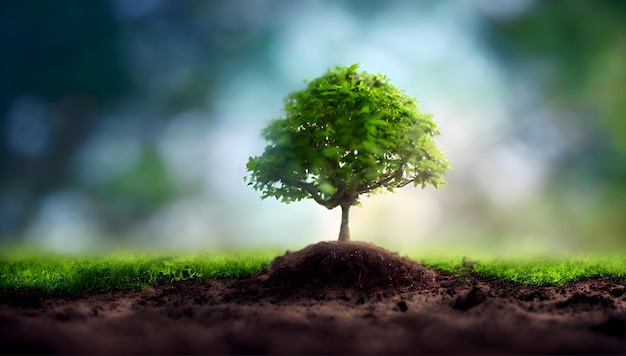 La beauté de la nature célébrant le Jour de la Terre
