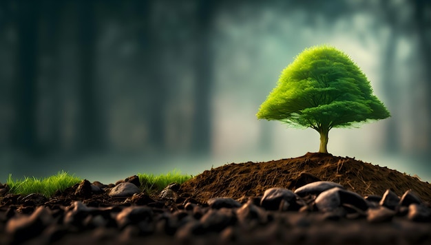 La beauté de la nature célébrant le Jour de la Terre