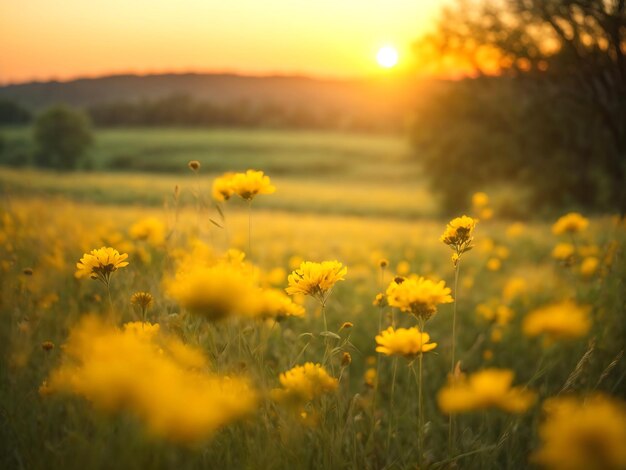 La beauté de la nature est créée par l'IA.