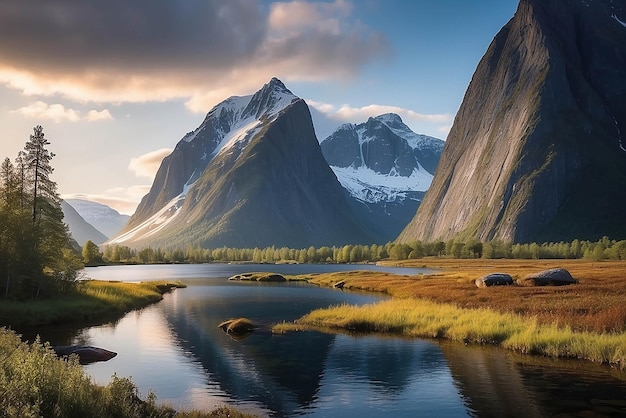 La beauté de la nature en Norvège