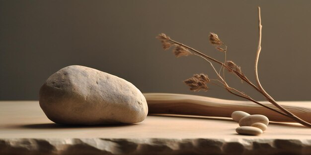 La beauté naturelle de la roche rustique