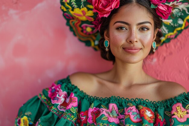 Photo la beauté des vêtements traditionnels générés par l'ia