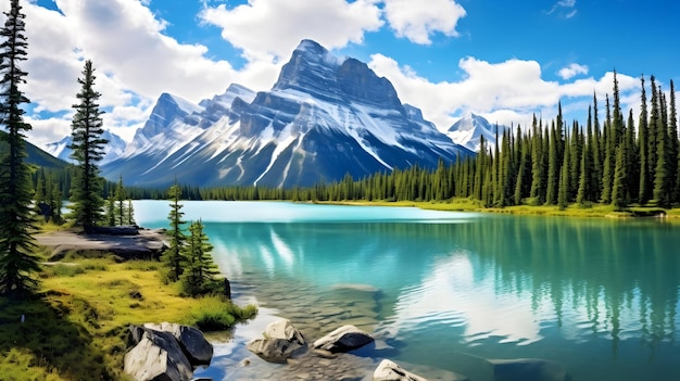 La beauté vierge et intacte du parc national de Banff, au Canada