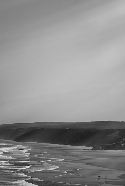 Beaux-arts de paysages de la côte de l'océan Atlantique